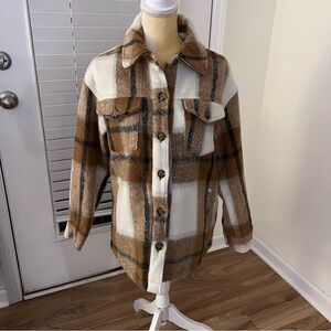 Avec Les Filles Mustard Shacket